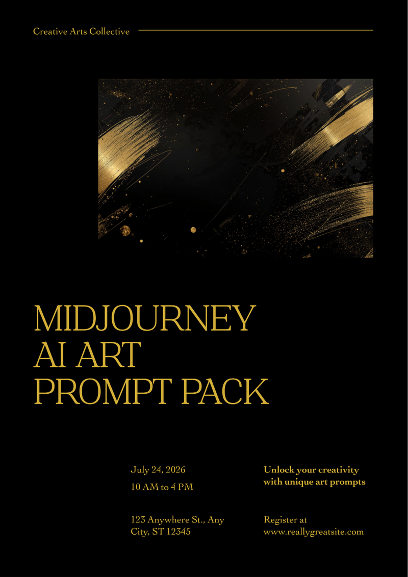 Midjourney AI Art Prompt Pack — 500 Creative Prompts