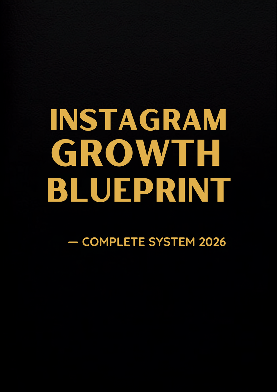 Instagram Growth Blueprint - cover