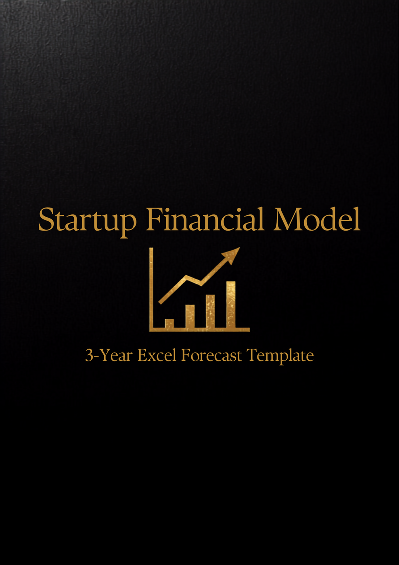 Startup Financial Model — 3-Year Excel Forecast Template