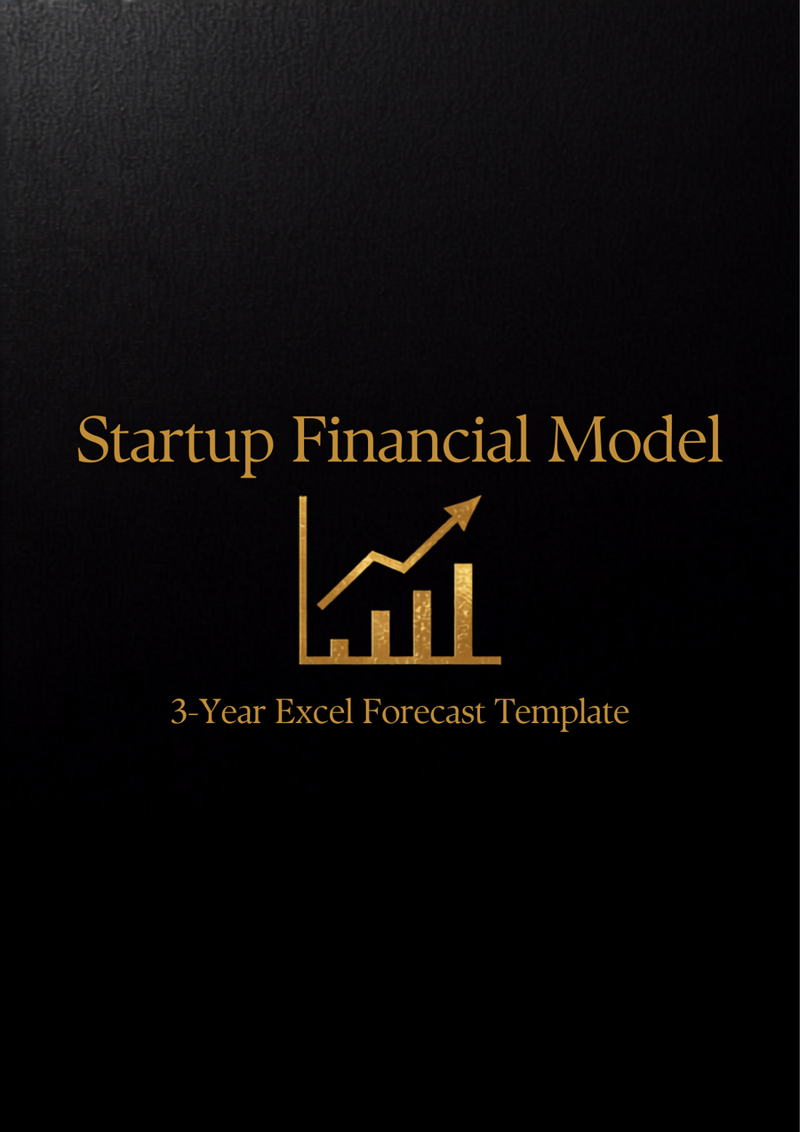 Startup Financial Model - cover