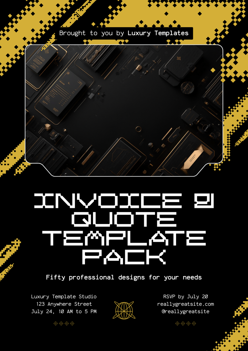 Invoice & Quote Template Pack — 50 Professional Designs