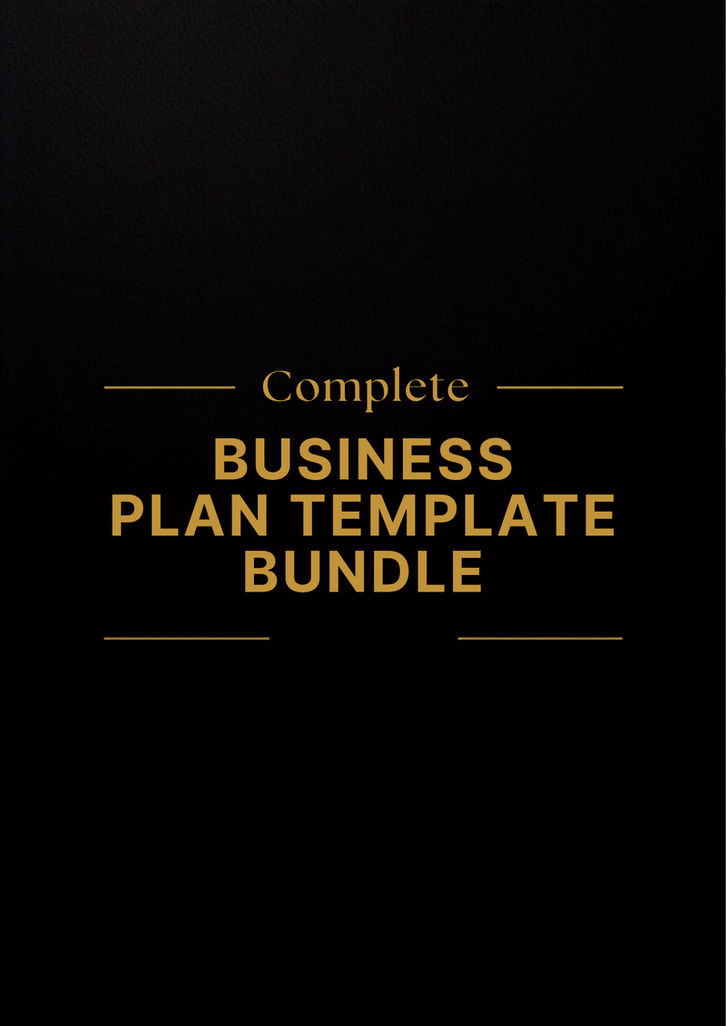 Complete Business Plan Template Bundle