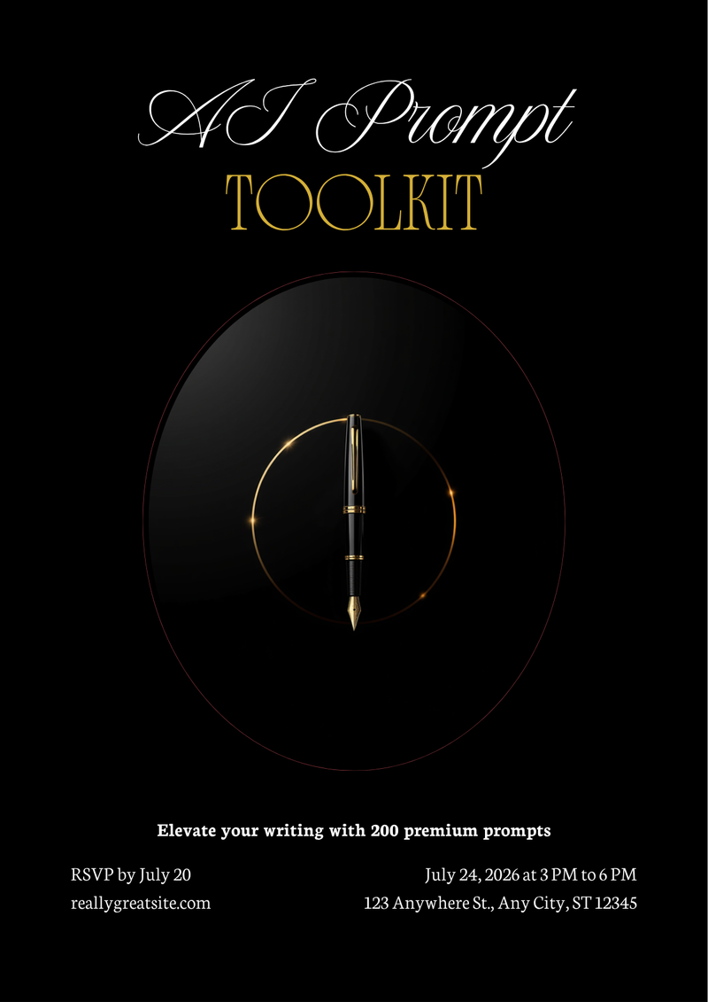 AI Prompt Toolkit for Writers — 200 Premium Prompts