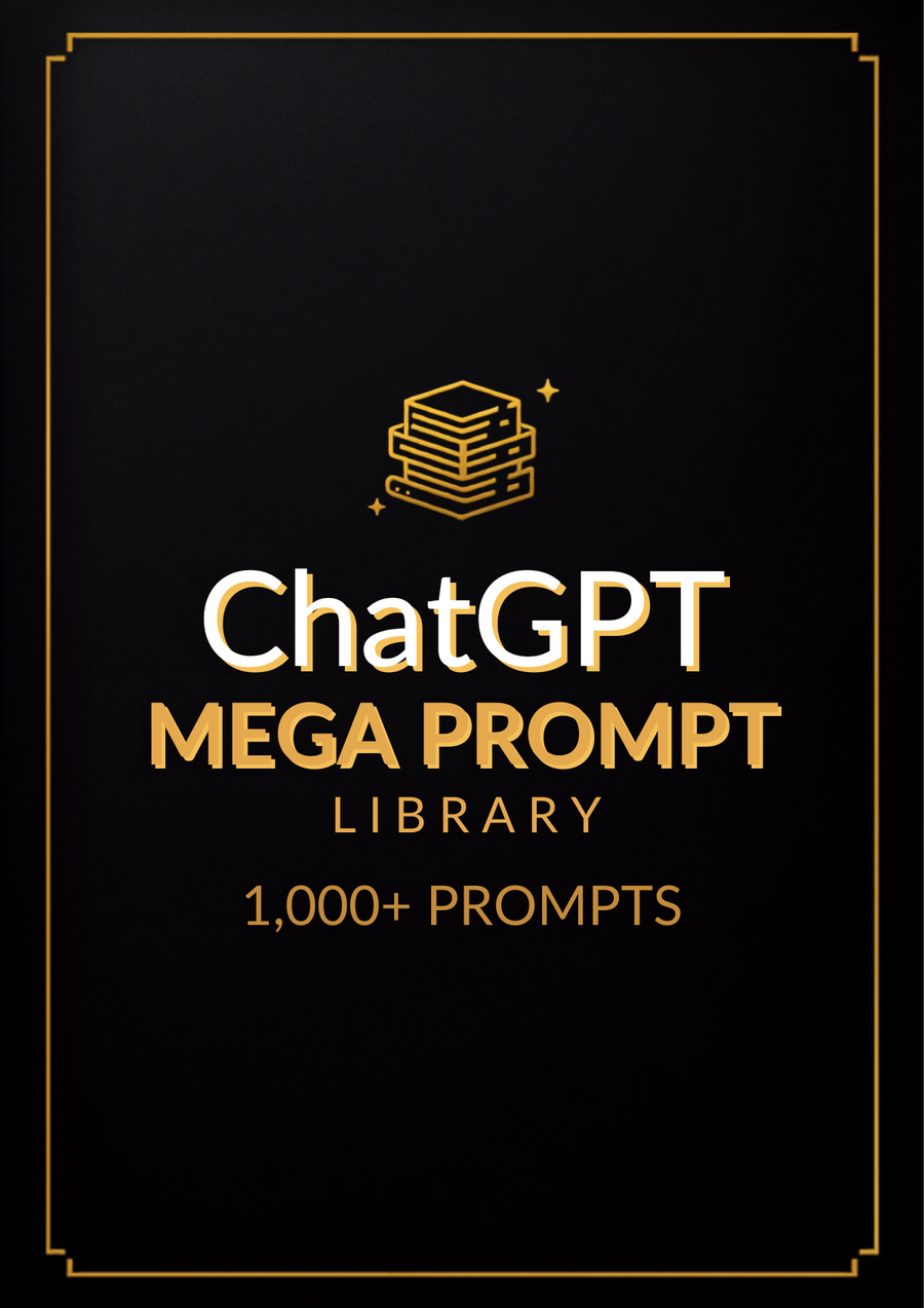 ChatGPT Mega Prompt Library - cover